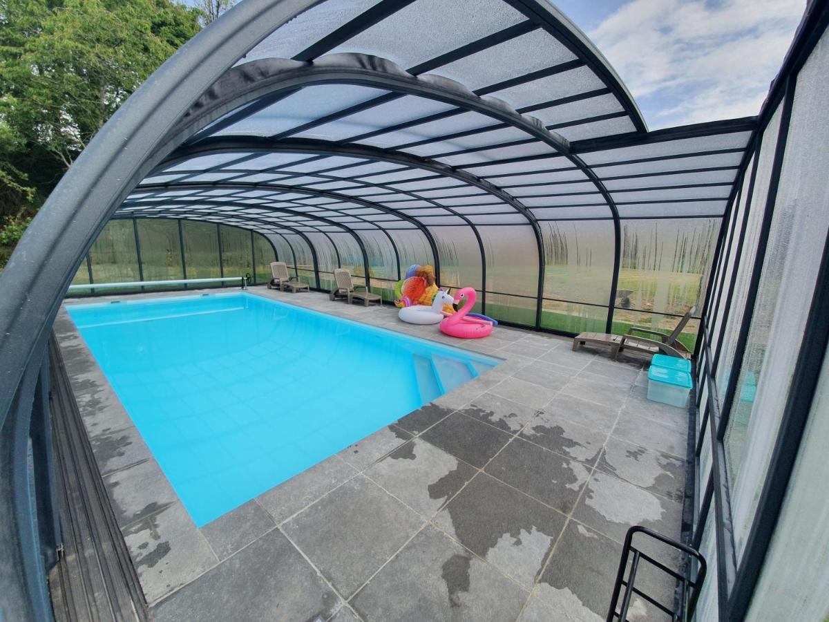 Gites De Maner Ster - Le Frene Piscine Ou Le Chene Piscine Et Spa Privatif Cléden-Poher Esterno foto
